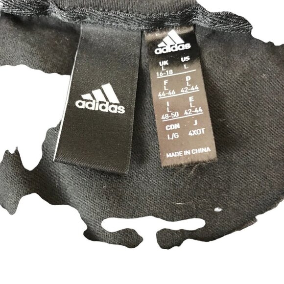ADIDAS Black T-shirt Material Sleeveless Athletic Top Size M - Picture 7 of 8